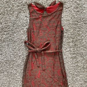 Chelsea & Violet Dress with Skull Detail